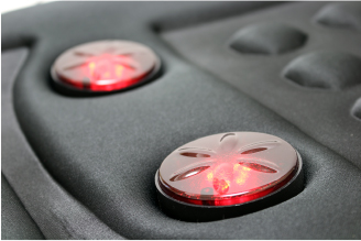 赤外線ヒーターはサーモスタット付きで安心です。